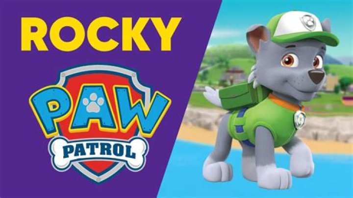 What does Rocky on PAW Patrol say?