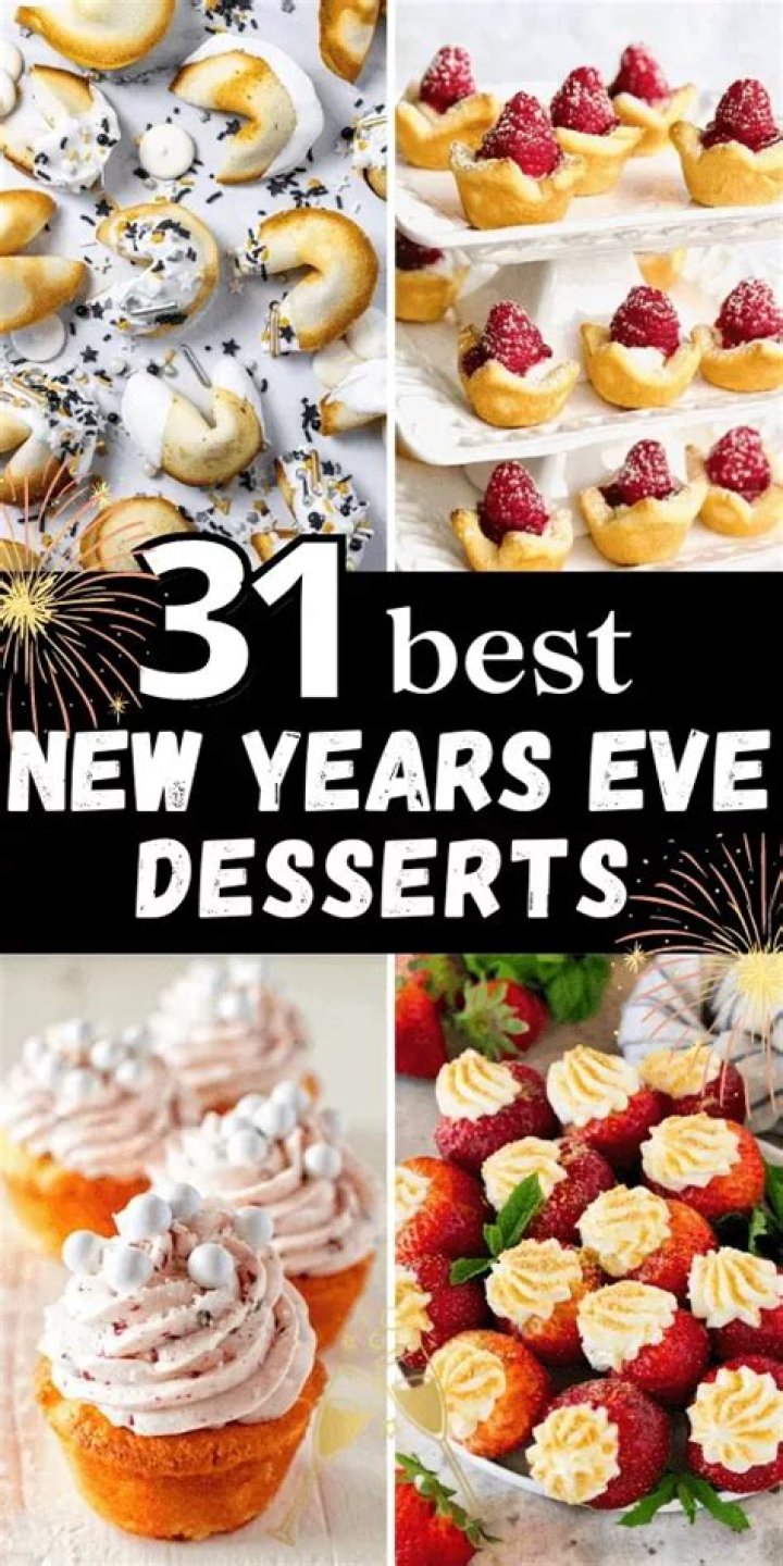 What is a good luck dessert for New Years?