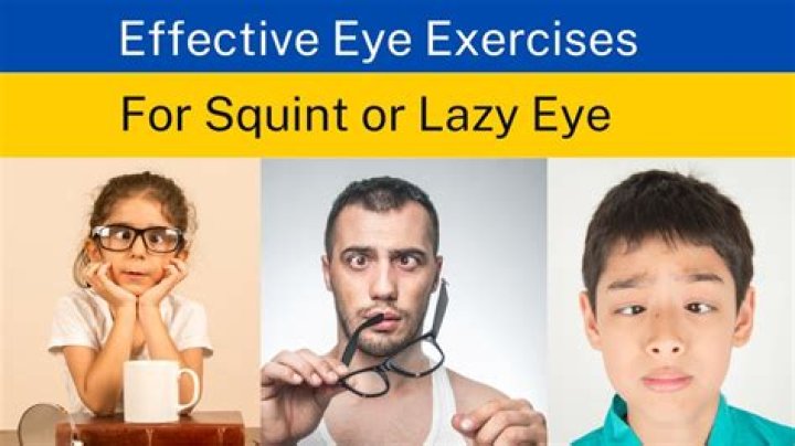 What is a natural remedy for lazy eye?