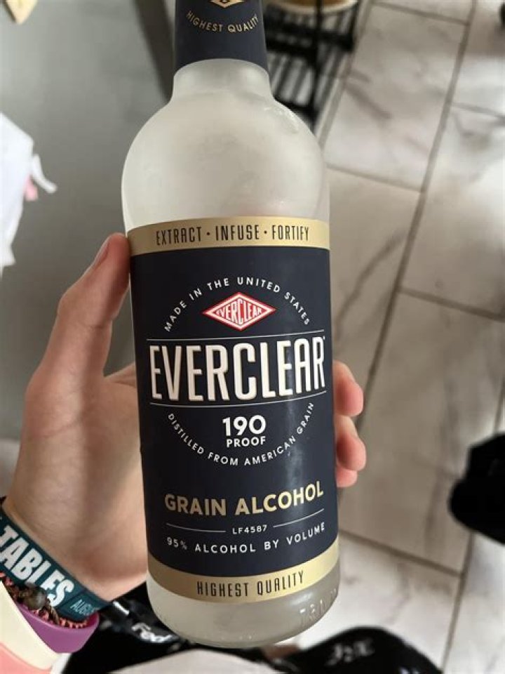 What is a shot of Everclear equivalent to?
