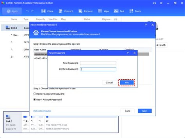 What is router admin password?
