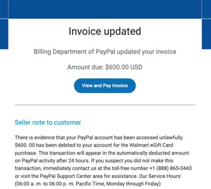 What is the PayPal fee for invoices?