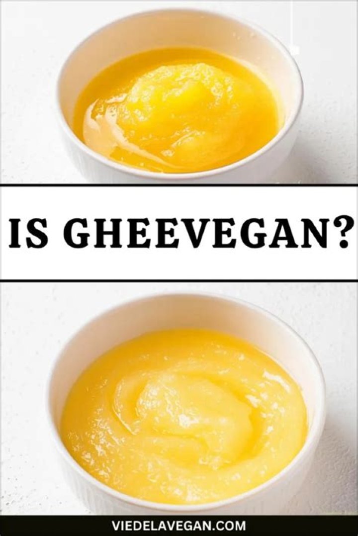 What is vegan ghee?