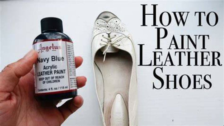 What paint will stay on shoes?