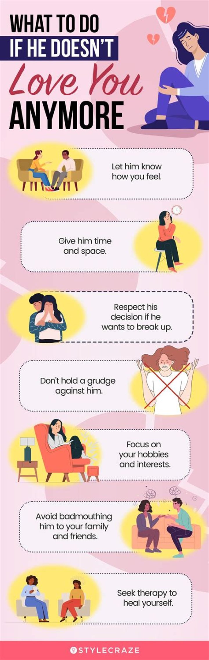 What to do when someone doesn't want to be with you anymore?
