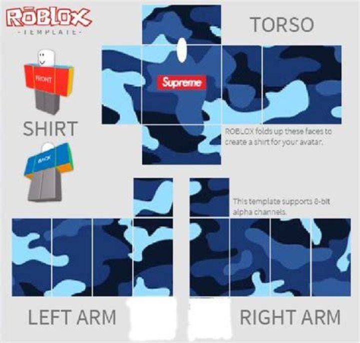 What was the first shirt made in Roblox?