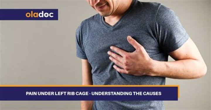 When I take a deep breath under my left rib cage hurts?