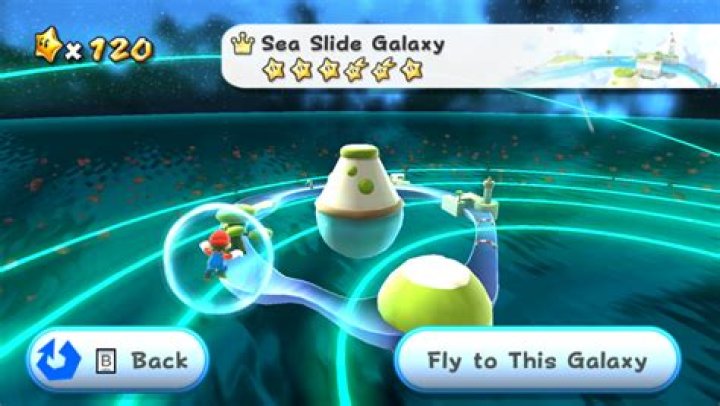 Where is the secret star in sea slide galaxy?