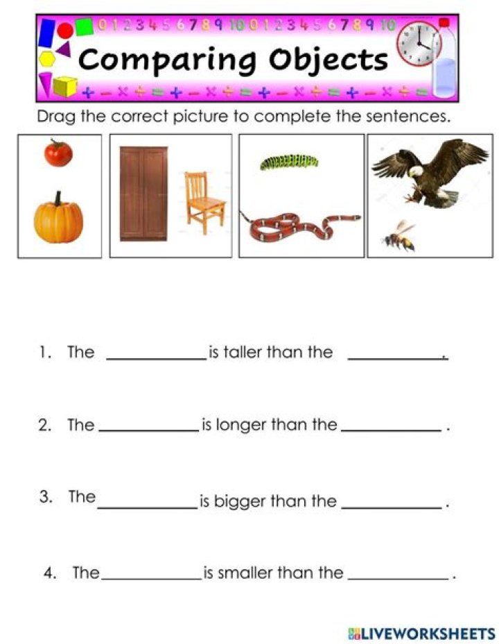 Which words help you compare two things?