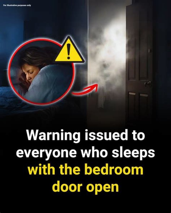 Who sleeps with their door open?