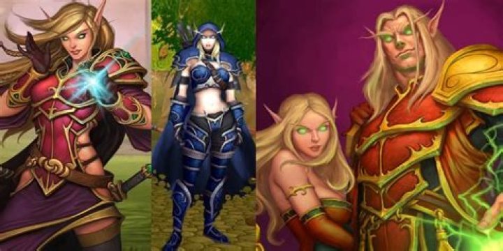Why are Blood Elves eyes green?