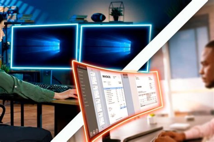 Why are my dual monitors showing the same screen?