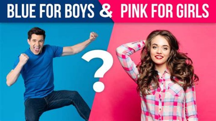 Why did pink for boys and blue for girls change?