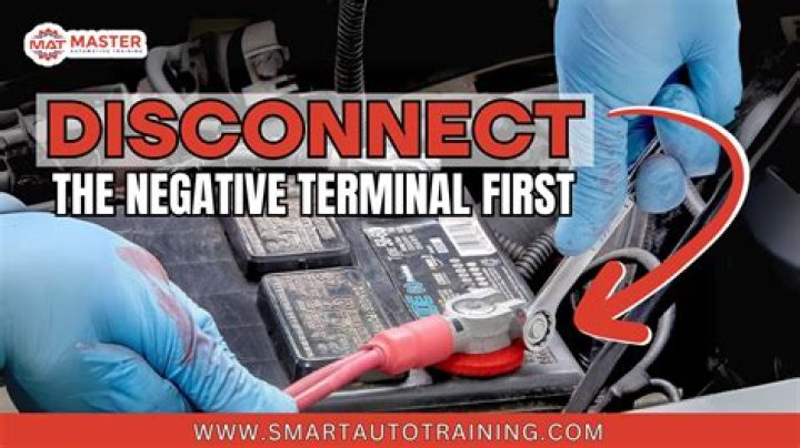 Why do you disconnect the negative first?