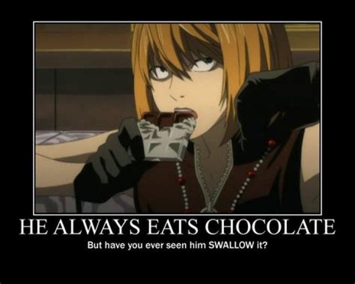 Why does Mello eat chocolate?